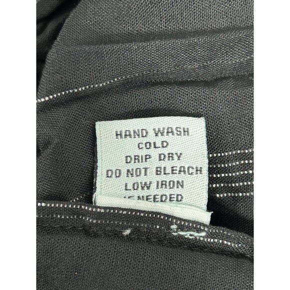 Nostalgia Short Sleeve Pullover Ruffle Dress in Black - Sz L - NWT - Picture 6 of 6